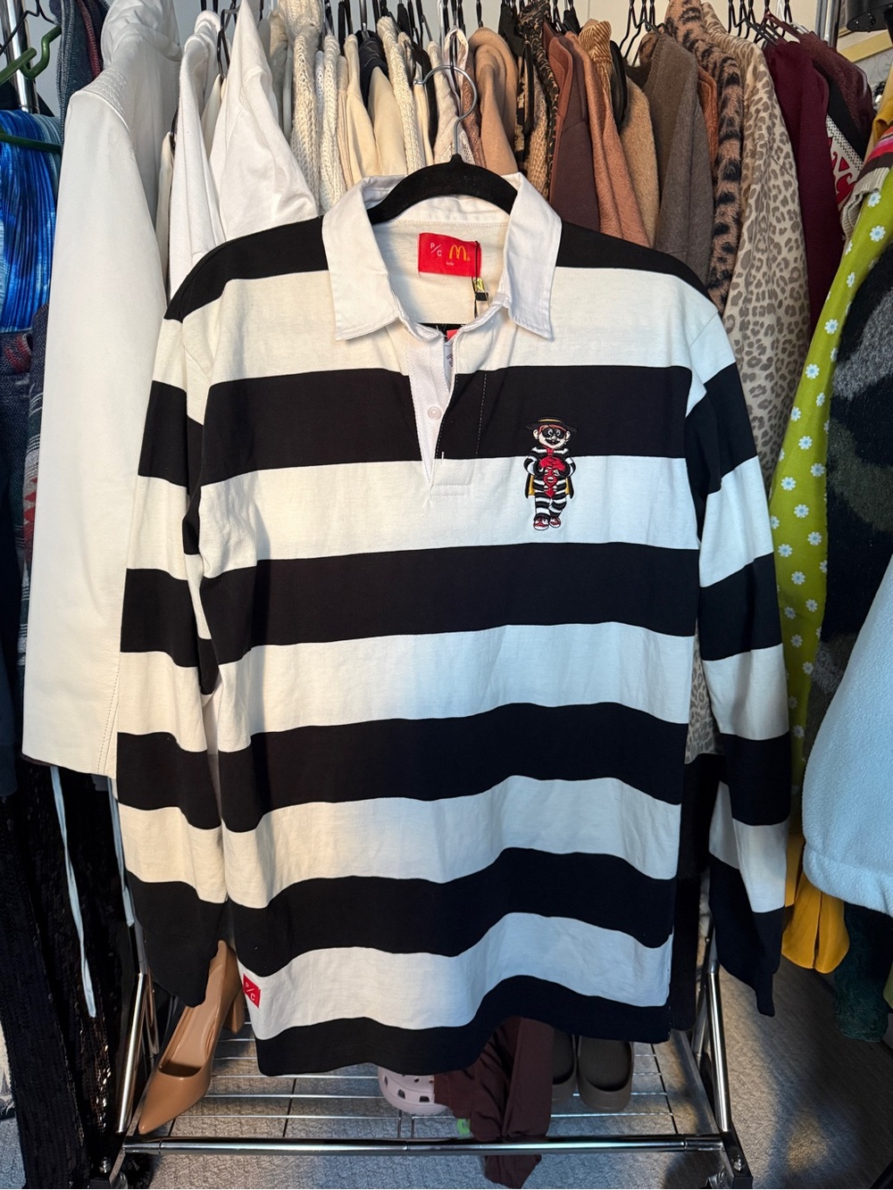 Peace Collective x McDonald’s Hamburglar Rugby Polo